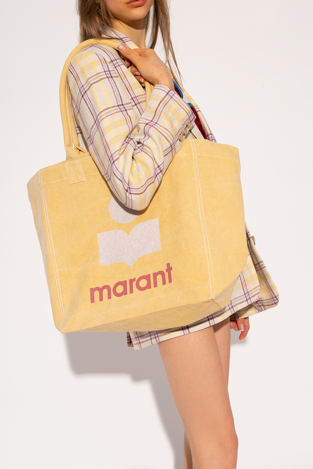 Tote bags Neighborhood - Yellow 'Yenky' shopper bag Isabel Marant -  SchaferandweinerShops Japan